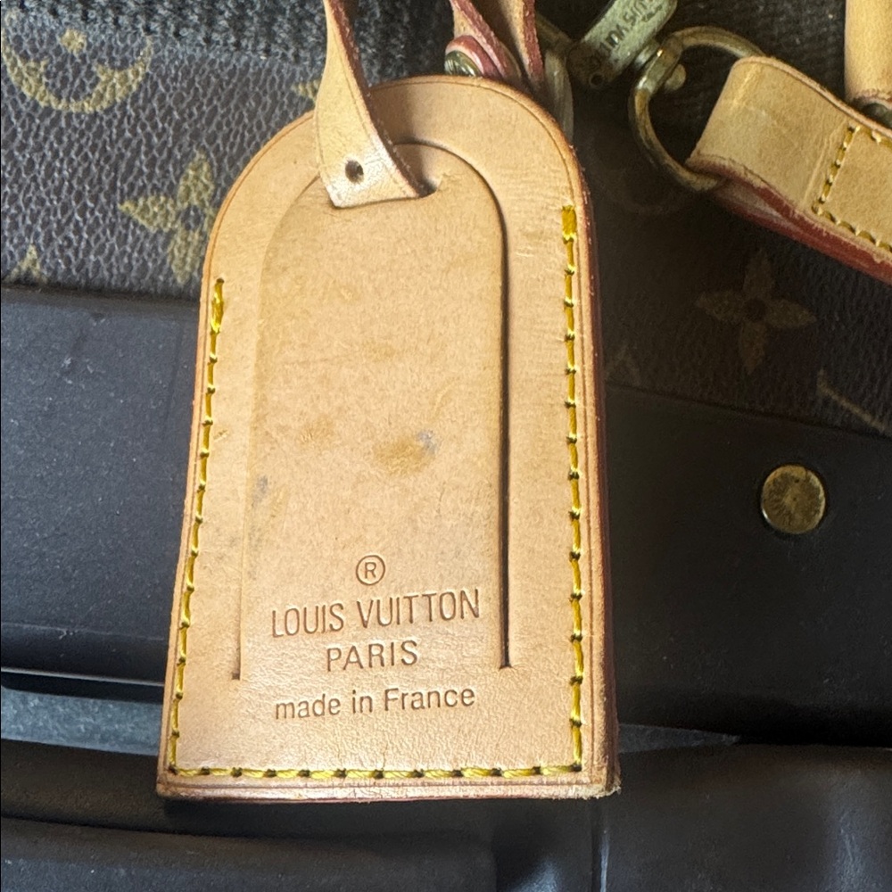 LV Monogram Suitcase 24” Vachetta Missing Pulls - Picture 6 of 17